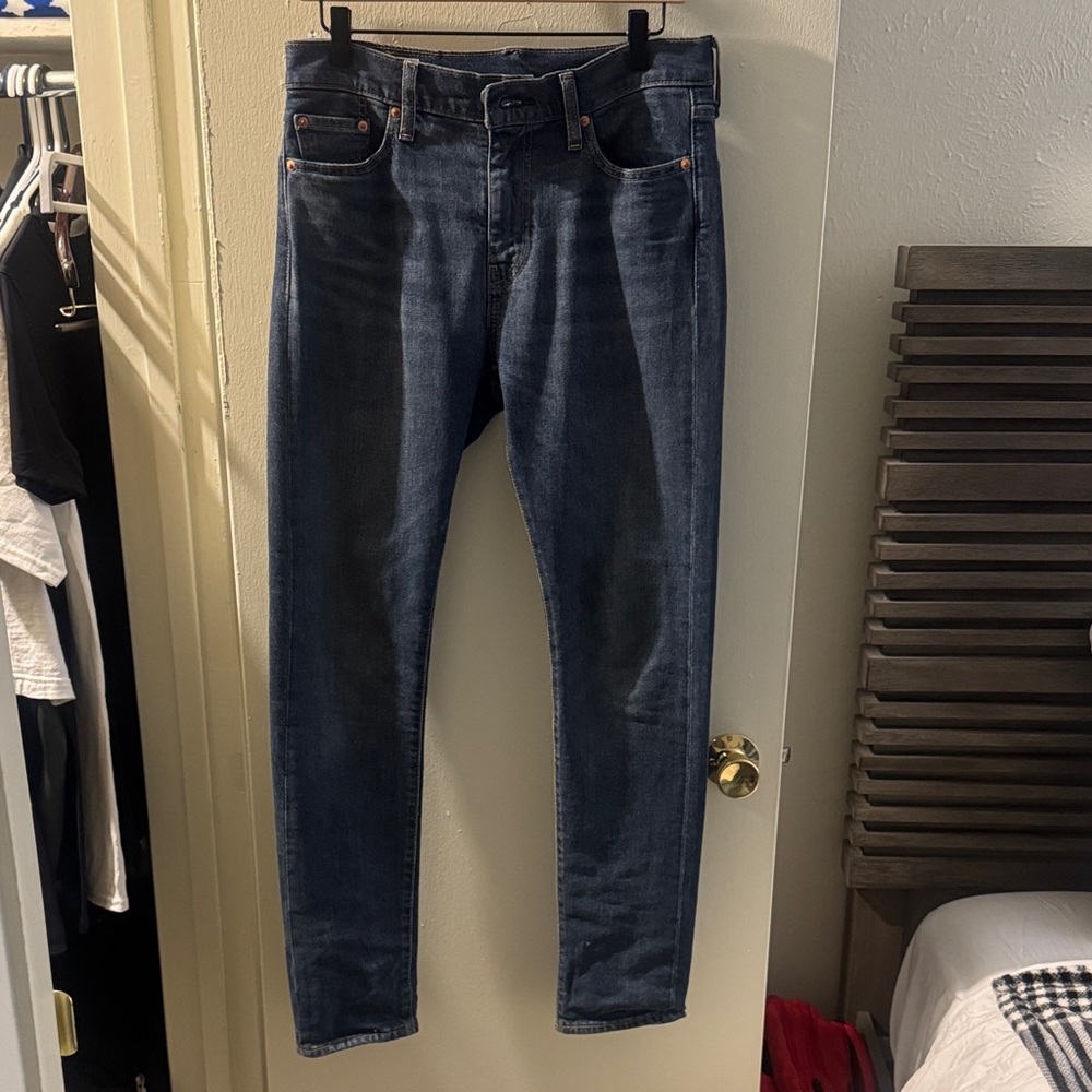 Levi's Dark Blue Premium Skinny Jeans for Men